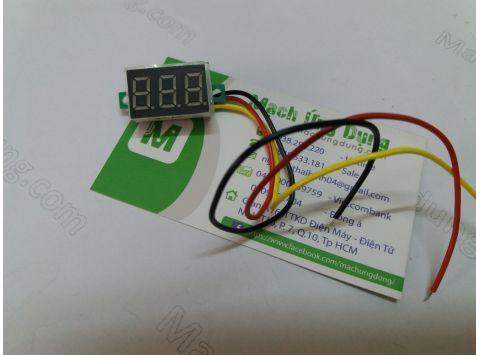 Đồng hồ đo áp 3 dây 0~30VDC 0.36