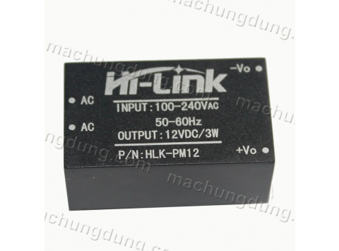 220VAC -> 12VDC 3W Hi Link HLK-PM12 (H14.1)